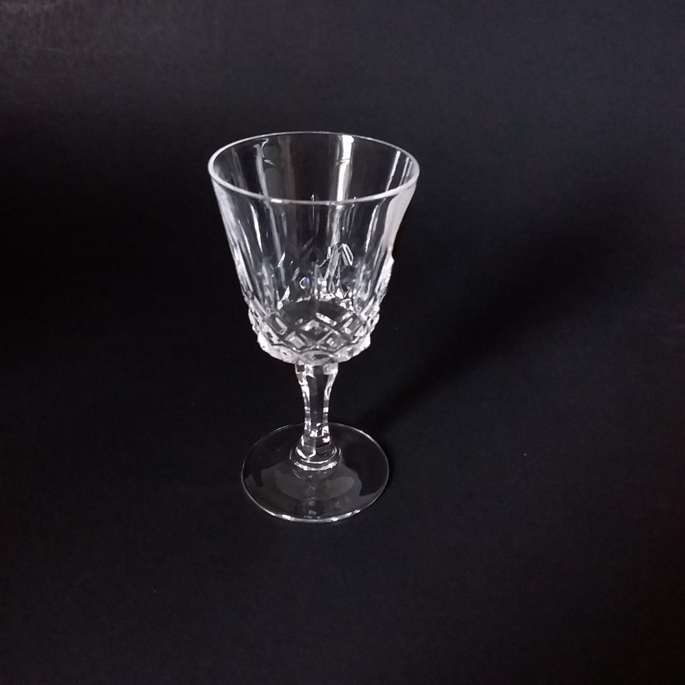 8 French Lead Crystal Cordial Glasses